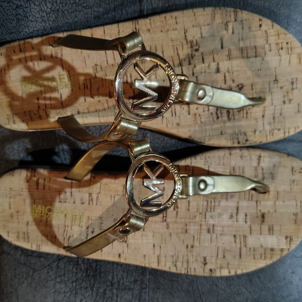 Michael Kors Gold Sandals